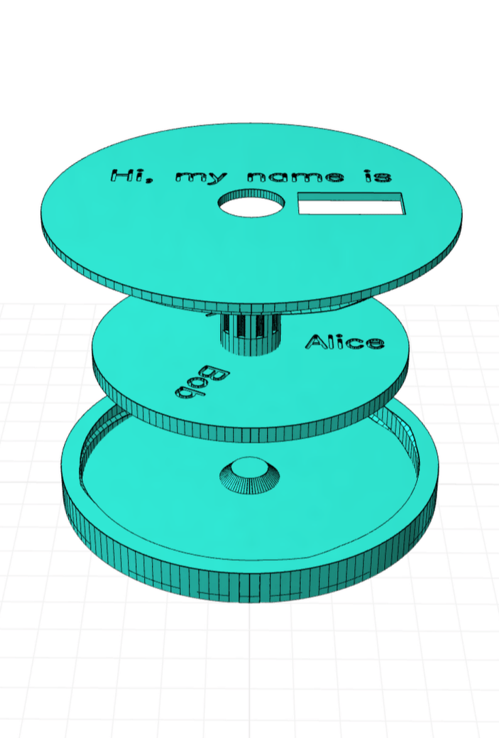 Tabletop Text Spinner