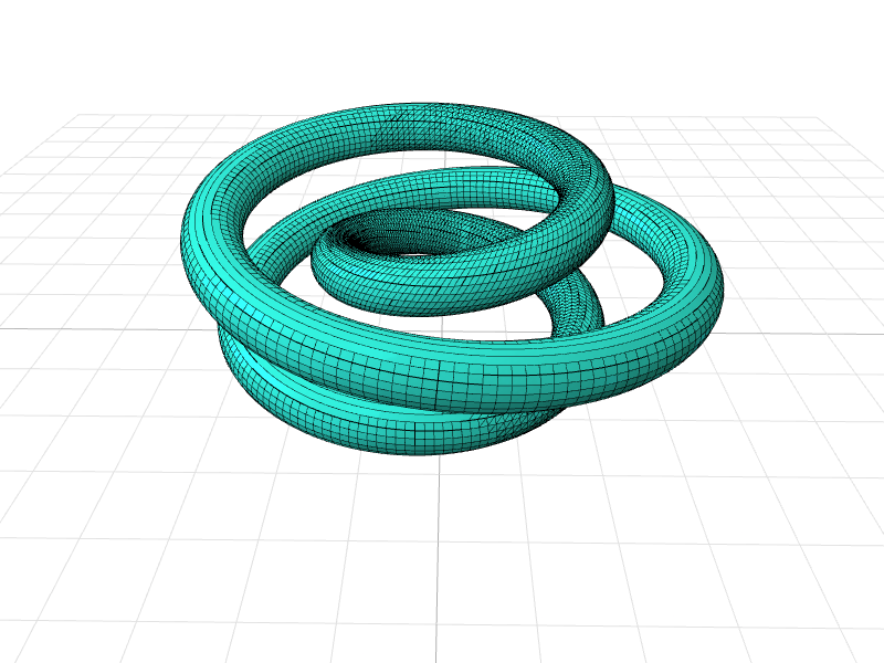 Torus knot with parameters